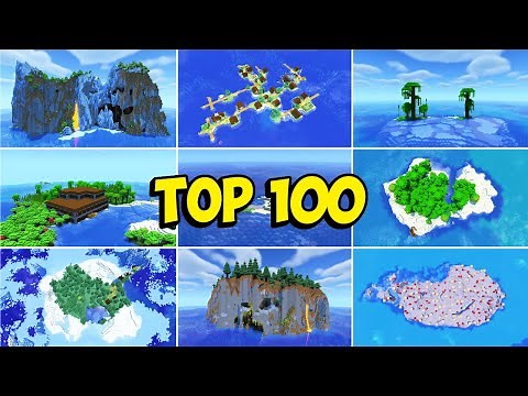 TOP 100 SURVIVAL ISLAND SEEDS for Minecraft 1.21 (Java & Bedrock)
