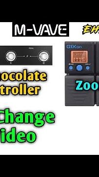 M-Vave Chocolate + Zoom G1Xon Demo Video | M-Vave Chocolate MIDI Controller Demo