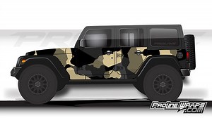Proline Wraps - Jeep Wrangler JK Wrap Kit 4DR - Bravo