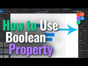 How to Use Boolean Component Property in Figma | How to Use Boolean Property in Figma