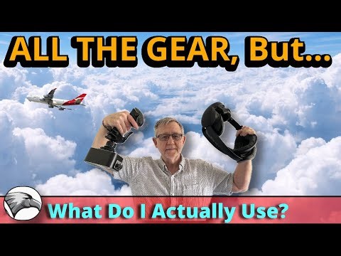 Up Close & Personal - My Flight Sim Setup - What I Use On A Regular Basis