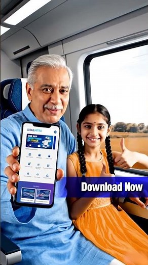 Smart Train Travel Starts with RailMitra | All-in-one train travel app! #traintravela