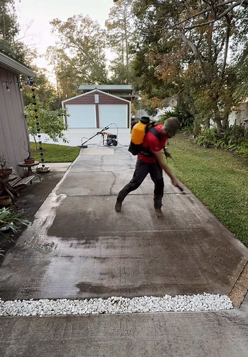 Effective Driveway Cleaning with Bleach Pre-Treatment