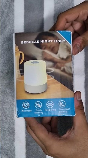 One94Store Touch Control LED Table Lamp Review | 3-Color Dimmable Night Light | USB Rechargeable