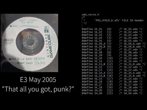 Shadow E3 Prototype - May 2005 - All Voice (AFS) Files