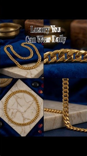 18K Gold-Plated Chain with Colour Guarantee ✨