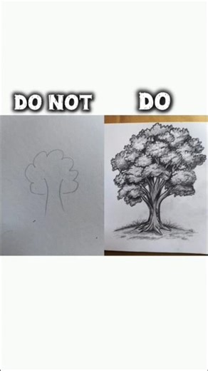 how to draw tree for beginners step by step#tree sketch