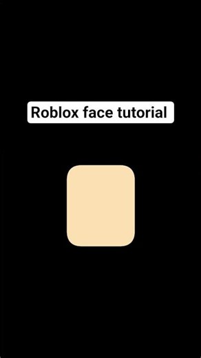 roblox face tutorial