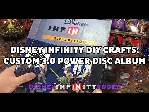 Free Download: Disney Infinity DIY Craft - Custom 3.0 Power Disc Album - Disney Infinity 3.0