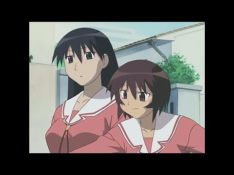 Azumanga Daioh Episode 11 Dubbed - Kagura And Sakaki (HQ)