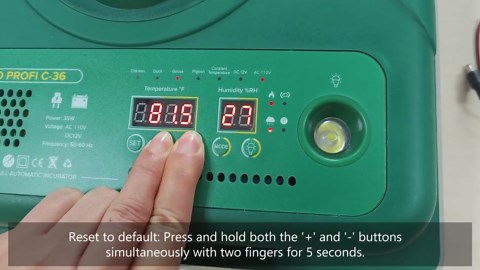 36 Egg Incubator with Auto Egg Turner Humidity Monitor, Eggs Hatching Incubators for Chicken Duck Goose Pigeon – Digital Temperature Control, Built-in Egg Candler – Ideal for Home Farm Industrial Use