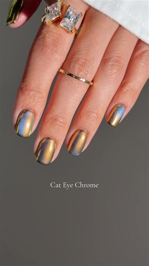 Iridescent Chrome Nail Art Technique Explained