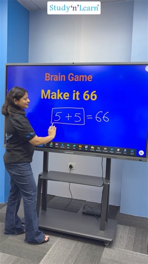 75 Inch Interactive Flat Panel: Brain Teasers On Smart Board Whiteboard, Digital Board For Classroom