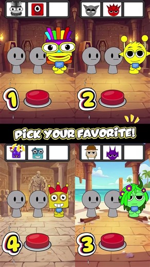 4 Randomizers in ONE Video! Sprunki & Numberblocks Chaos 🤯🔴