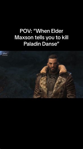 Elder Maxson Orders: Fallout 4 Gaming Meme