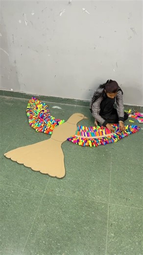 Unique cardboard birds 🦅 DIY #crafts #shorts #homedecor