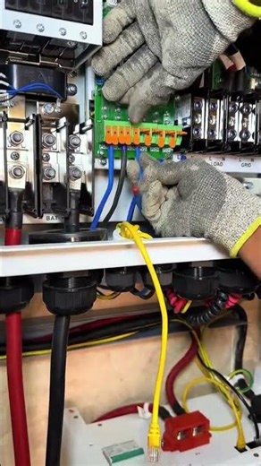 solar panels install project for electrical DC panel install #love #solarfacts #electrical #renewabl