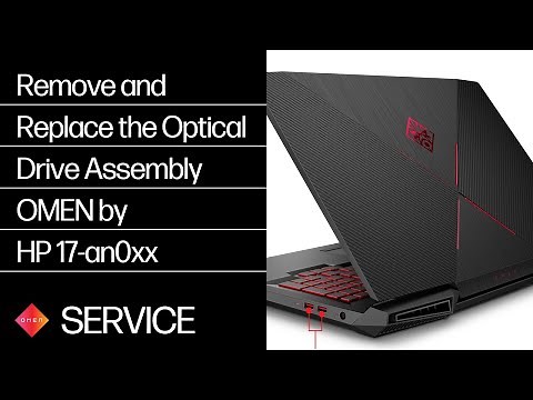 Remove and Replace the Optical Drive Assembly | OMEN by HP 17-an0xx | HP