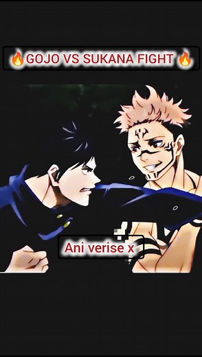 GOJO VS SUKUNA#gojo #yuji#megumi#sukuna