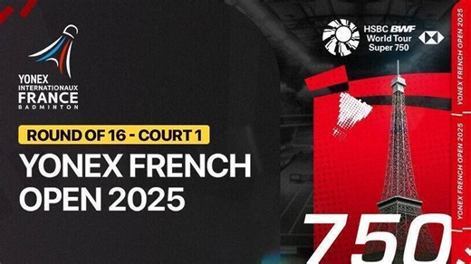 Viktor Axelsen (DEN) vs Chou Tien Chen (TPE) - Men's Singles Round of 16 | YONEX French Open 2025