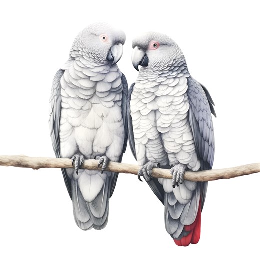 Parrot Stickers, Grey Parrot, Colorful (10 Pieces) – 9 X 9 Cm for Car & Laptop | Bird Sticker Set | Weatherproof Vinyl, Gift for Bird Owners - Etsy