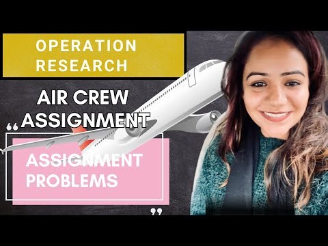 Lec 7- AIR CREW ASSIGNMENT PROBLEM IN OPERATIONAL RESEARCH | OPERATIONAL RESEARCH | By CA NEHA GUPTA