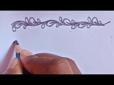 Border design | simple art | easy jhoti | ‪@Kaberirangoliexpress‬