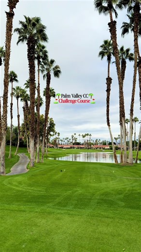 🚨PALM VALLEY CC- CHALLENGE COURSE🚨 🌴 Palm Valley CC - Challenge 📍Palm Desert, CA 🗓️ 1/2/26 ⏳12:22pm start ⌛️3:15pm finish The Challenge Course offers a unique 18-hole, par-63 course. The course is designed with 9 par 4s & 9 par 3s. While it only stretches to 4,232 yards from the tips, it is very challenging with small greens and water everywhere! One of the best short courses in the area! This course was so much fun! #PalmValleyCountryClub #ChallengeCourse #GolfCourse #PalmDesert #AlexKimGo