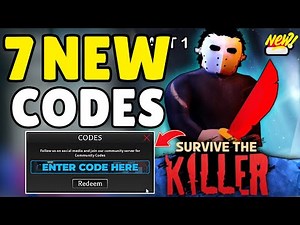 WINTER UPDATE🎁ALL WORKING CODES For Survive The Killer 2025 - Roblox Survive The Killer Codes