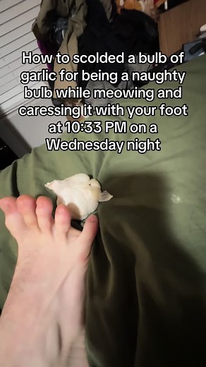 How to Playfully Scold a Bulb of Garlic