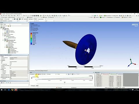 Ansys tutorial bullet impact