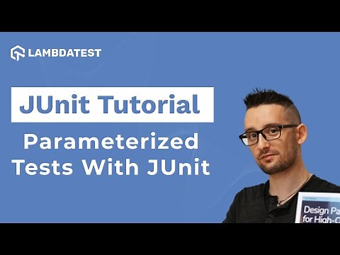 Parameterized Tests With JUnit | JUnit Tutorial With Selenium | Part 5