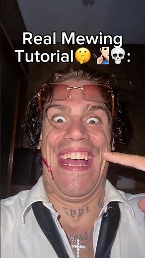 Real Mewing Tutorial🤫🧏🏻‍♂️💀#real #mewing #tutorial #stepbystep #shelove