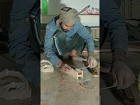 Moulding cutting karne ka theha kaise bnaye 🤔 2" बिडिंग कटिंग ठीहा कैसे बनाए #carpenter #video