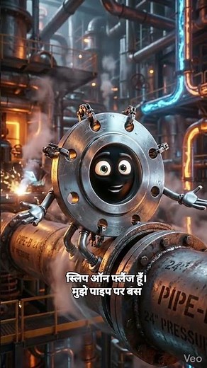This Ai video showcase us types of flanges used in Piping industry.#ai #engineering #flange #explore