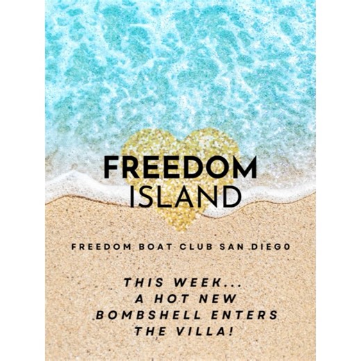 Freedom Island: where the only drama is deciding which new boat to try out next ☀️Contact us now to schedule a tour of the villa- I mean marina! ⚓️ #loveisland #freedomboatclub #sandiego #villa #boat #explore #boatlife | Freedom Boat Club of San Diego