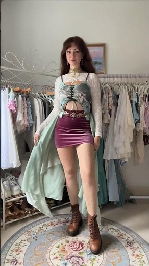 Styling a water nymph inspired outfit (but make it autumnal)