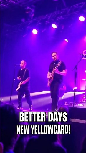 Yellowcard performs new song 'Better Days' Live from upcoming Travis Barker produced new album