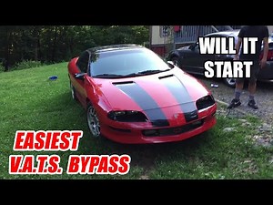 SECURITY LIGHT NO START EASY V.A.T.S. BYPASS 4TH GEN F BODY CAMARO/FIREBIRD