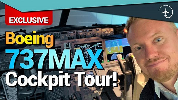 Boeing 737MAX Cockpit Tour!
