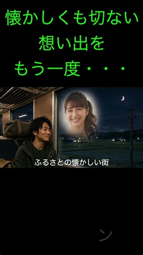 【遠距離恋愛】夜汽車その５ 切ないフルートで奏でます ノスタルジー系 #歌詞動画