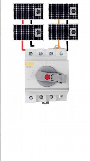 How to Connect a DC Isolator to PV Inverter ⚡️ | Solar Wiring Made Easy #SolarInstallation