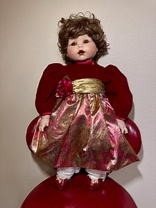 Vintage Marie Osmond Porcelain Collector Doll Jessica’s First Christmas 23 Inch - Etsy