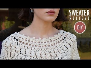 TOP DOWN - Crochet - Paso a paso - Sweater a Ganchillo
