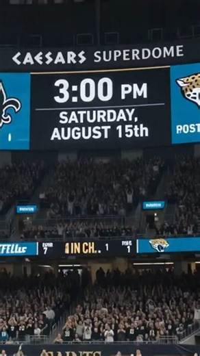 🏈 JAGUARS vs SAINTS LIVE! 🔥 NFL Preseason 2026 | New Orleans