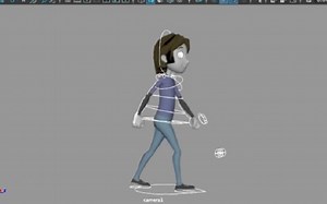 【Maya】角色走路步行周期动画教程
