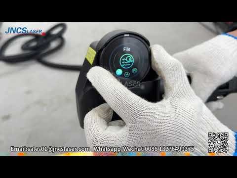 Small Luggage 300W Pulse Fiber Laser Cleaning Machine for Rust Paint Oil ,JNCSLASER