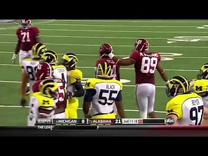 2012 Cowboys Classic - #8 Michigan vs. #2 Alabama Highlights