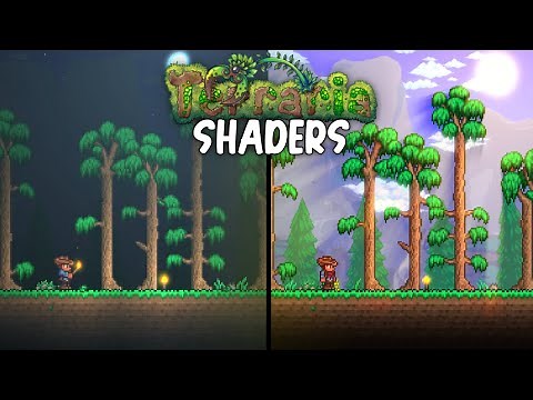 O SHADERS MOD do TERRARIA é MARAVILHOSO!