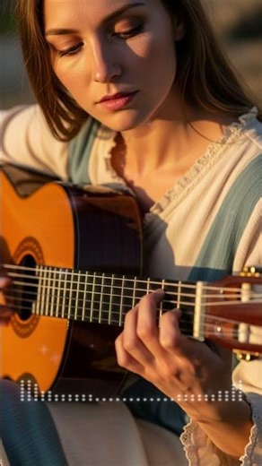 Warm flamenco guitar vibes